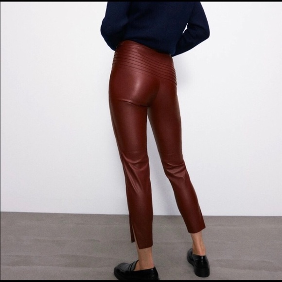 Ribbed Flare Leggings Zara Mini